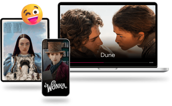 Apollo TV streaming on a laptop, tablet and phone at the same time